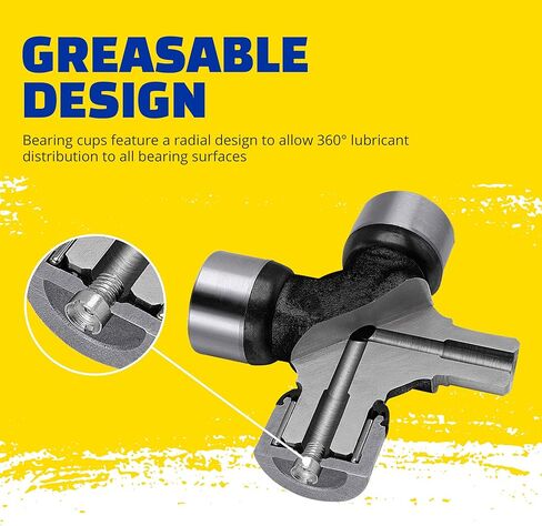 MOOG Greaseable Super Strength 225 U-joint in Saudi Arabia