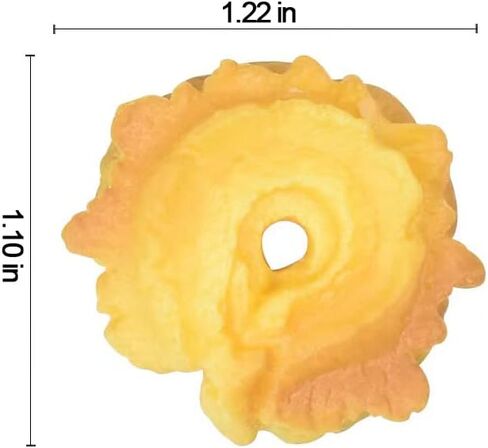 12PCS Artificial Biscuits Fake Cookies Simulation Realistic Dessert Crackers for Home Kitchen Decor Display Props Model in Kuwait