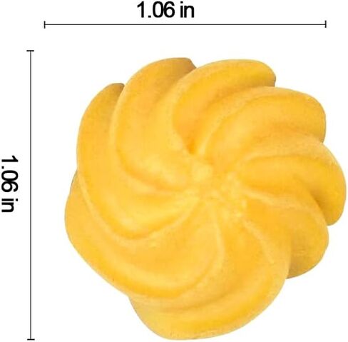 12PCS Artificial Biscuits Fake Cookies Simulation Realistic Dessert Crackers for Home Kitchen Decor Display Props Model in Kuwait