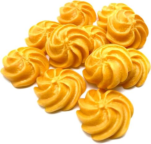 12PCS Artificial Biscuits Fake Cookies Simulation Realistic Dessert Crackers for Home Kitchen Decor Display Props Model in Kuwait