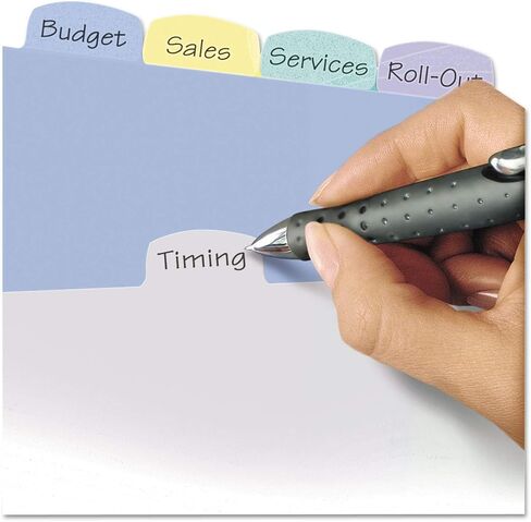 Avery 16176 Write-On Divders W/Pocket, 5-Tab, 11-Inch X8-1/2-Inch, Multi in Saudi Arabia