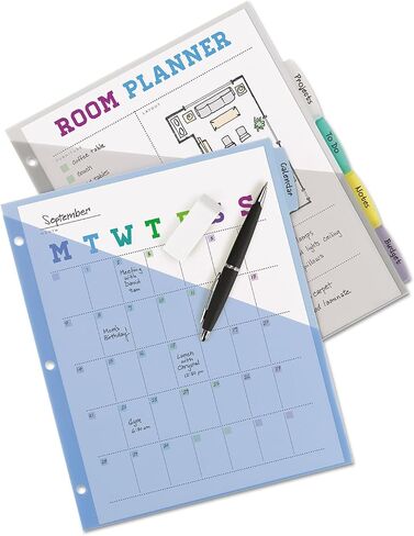 Avery 16176 Write-On Divders W/Pocket, 5-Tab, 11-Inch X8-1/2-Inch, Multi in Saudi Arabia