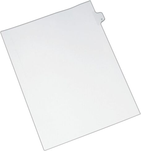 Avery Individual Legal Exhibit Dividers, Allstate Style, D, Side Tab, 8.5 x 11 inches, Pack of 25 (82166) in Saudi Arabia