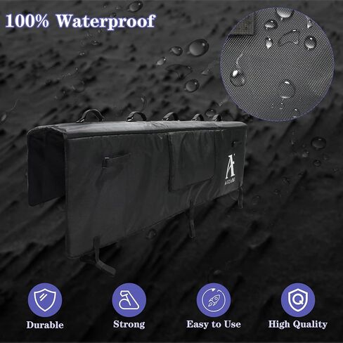 Bike Tailgate Pad Trucks Tailgate Protection Pad with 2 Tool Pockets Bike Pad for Mountain Bikes Tailgate Cover for Most Truck Tailgate Carriers Space for 5 Bikes in Kuwait
