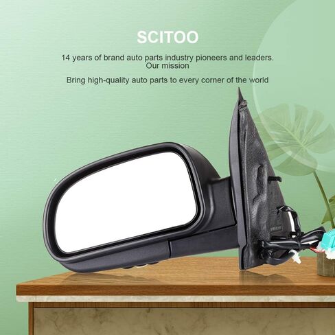 مرآة جانبية للسائق من SCITOO متوافقة مع 2002-2009 لسيارة Chevy Trailblazer لـ GMC Envoy 2002-2006 لـ Chevy Trailblazer EXT لـ GMC Envoy XL 2004-2005 لـ GMC Envoy XUV GM1320265 in Saudi Arabia