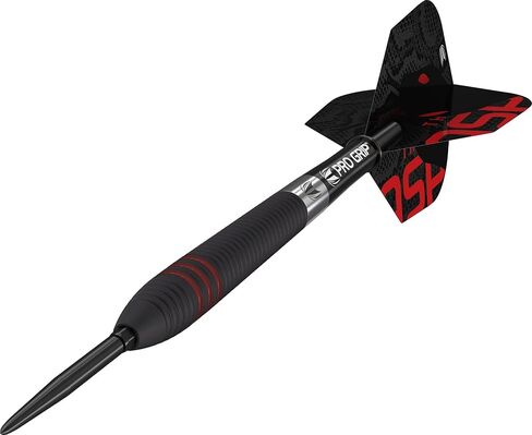 مجموعة سهام الهدف Nathan Aspinall The Asp Black 80% Tungsten Swiss Point Steel Tip Darts in Kuwait