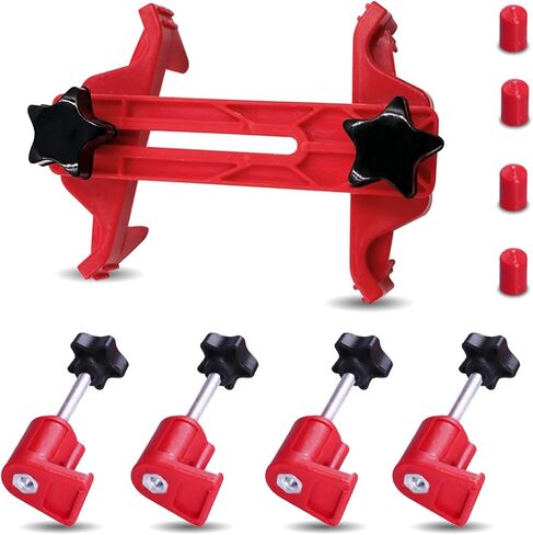 Pack-9 Car Dual Camshaft Clamp, Cam Locking Tool Kit, Automotive Work Protection Accessories, Universal for Most Cars, Trucks and Vans (Red) in Saudi Arabia