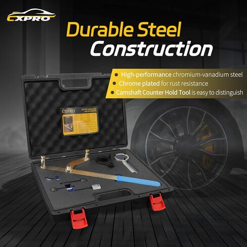 Camshaft Holding Cam Pulley Tool, Universal Camshaft Sprocket Holding Tool, Engine Timing Tool Set, Compatible with Volkswagen TDi (EA288)-2015+ in Kuwait