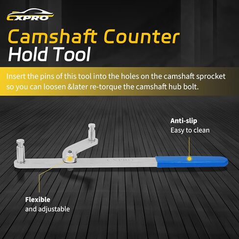 Camshaft Holding Cam Pulley Tool, Universal Camshaft Sprocket Holding Tool, Engine Timing Tool Set, Compatible with Volkswagen TDi (EA288)-2015+ in Kuwait