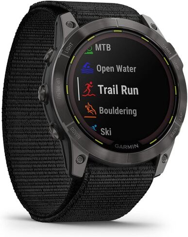 Garmin Enduro 2 Ultraperformance GPS Watch | Gift Box Bundle Screen Protectors, Wall Adapter, & Hard Case | Endurance Smartwatch with Long-Lasting Battery Life, Solar Charging, & Maps in Saudi Arabia