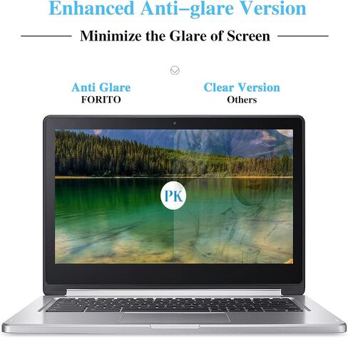 F FORITO 2 Pack 13.3" واقي شاشة مضاد للتوهج متوافق مع 13.3" Dell Inspiron 13/13.3" Acer Chromebook R 13/13.3" ASUS ZenBook 13/13.3" Lenovo Yoga 720/13.3" HP Spectre in Saudi Arabia
