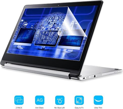 F FORITO 2 Pack 13.3" واقي شاشة مضاد للتوهج متوافق مع 13.3" Dell Inspiron 13/13.3" Acer Chromebook R 13/13.3" ASUS ZenBook 13/13.3" Lenovo Yoga 720/13.3" HP Spectre in Saudi Arabia