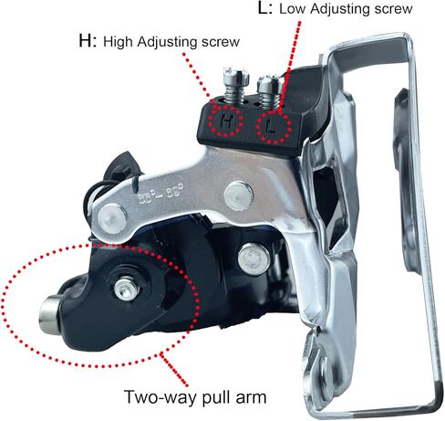 دراجة أمامية Derailleur Altus FD-M310 سرعة 3x7/8 للدراجة الجبلية على الطرق 31.8 34.9 ملم in Kuwait
