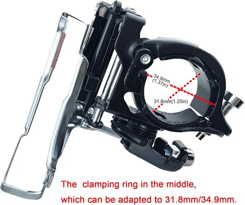 دراجة أمامية Derailleur Altus FD-M310 سرعة 3x7/8 للدراجة الجبلية على الطرق 31.8 34.9 ملم in Kuwait