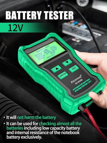 E8188 جهاز اختبار بطارية السيارة 12 فولت، جهاز اختبار مولد التيار المتردد للسيارات 100-2000 CCA، محلل بطارية السيارة الرقمي، جهاز اختبار نظام التدوير للسيارة واليخوت ذات الدفع الرباعي in Kuwait
