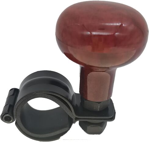 Steering wheel booster suicide knob steering wheel knob steering wheel spinner knob Universal steering wheel knob assist Steering wheel spinners come with thin and thick rubber rings（Black 1pack） in Saudi Arabia