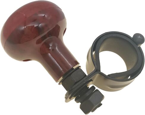 Steering wheel booster suicide knob steering wheel knob steering wheel spinner knob Universal steering wheel knob assist Steering wheel spinners come with thin and thick rubber rings（Black 1pack） in Saudi Arabia