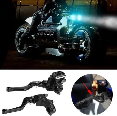 PACEWALKER العالمي للدراجات النارية 7/8 "22 مللي متر المقود الفرامل أسطوانة رئيسية مخلب رافعة اليسار واليمين مجموعة لهوندا كاواساكي سوزوكي ياماها in Kuwait