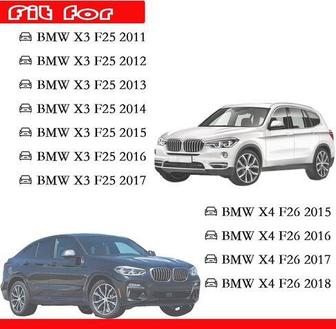 Black Glove Box Door Lid Cover 51166839000 51-16-6-839-000 Compatible with BMW X3 F25 2011-2017 / X4 F26 2015-2018 in Saudi Arabia