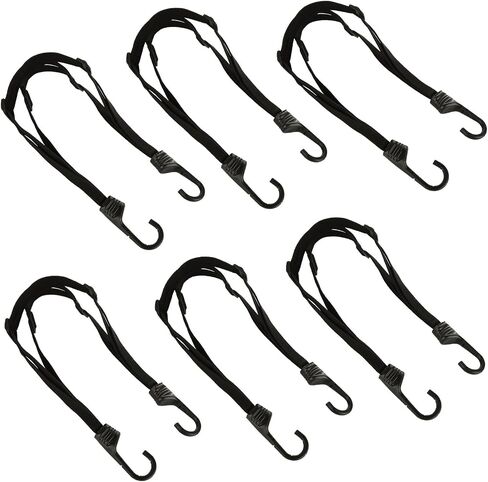 6 Pcs Motorcycle Helmet Rope, 23.6" Motorcycle Helmet Accessories with 12 Hooks, High Retractable Motorcycle Helmet Strap for Motorcycle, Cars, Bikes, Luggage Rack in Saudi Arabia