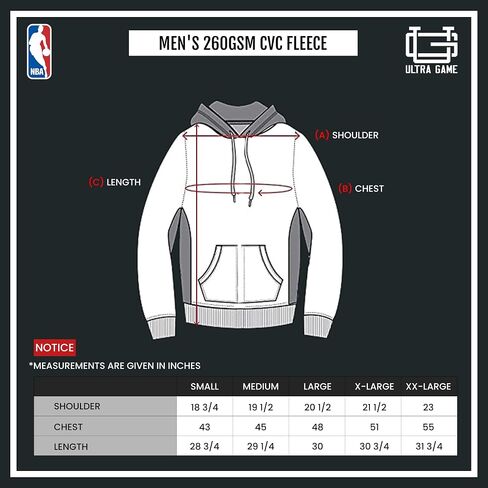 Ultra Game NCAA Men's Fleece Hoodie Pullover Sweatshirt Primo Metallic in Saudi Arabia