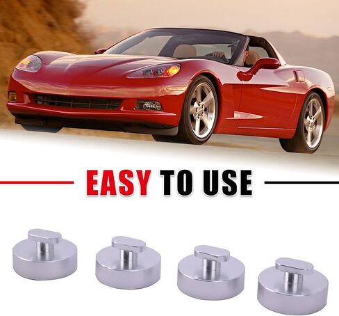 C8 جاكينغ رفع الوسادة بوك البليت الألومنيوم 4 حزم تناسب 2020-2023 كورفيت C8 in Kuwait