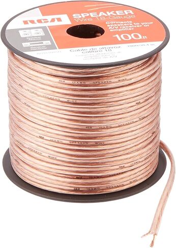 RCA AH18100SR سلك مكبر صوت 18 درجة - 100 قدم in Saudi Arabia