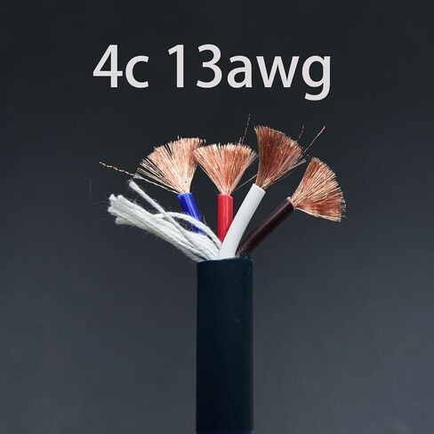 20ft 2packs 13awg كابل مكبر الصوت قسط الثقيلة مضفر سلك مزدوج الموز 2 التوصيل إلى 4 مقابس ذكر الموز قسم التردد 2 مقابس الموز - 4 مقابس الموز 1 زوج in Saudi Arabia