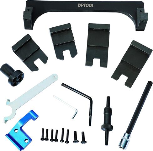 DPTOOL أداة محاذاة عمود الحدبات لسيارات BMW Mini B38 A15 A12 B48 A20 B58 مجموعة أدوات توقيت عمود الحدبات للمحرك مع مقبس إزالة برغي رأس الأسطوانة T60، مزيل صمام الملف اللولبي فانوس in Saudi Arabia