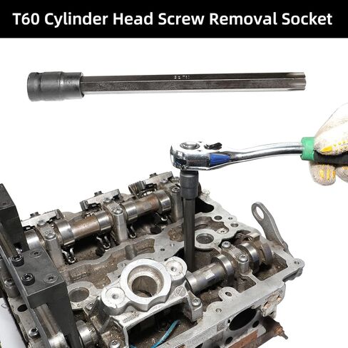DPTOOL أداة محاذاة عمود الحدبات لسيارات BMW Mini B38 A15 A12 B48 A20 B58 مجموعة أدوات توقيت عمود الحدبات للمحرك مع مقبس إزالة برغي رأس الأسطوانة T60، مزيل صمام الملف اللولبي فانوس in Saudi Arabia