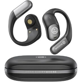 BUGANI 2025 AI Language Translation Earbuds Real Time, 3-in-1 AI Translator Earbuds,5.4 Bluetooth Headphones,40 Languages Translation with Al Semantic Tech (Black)