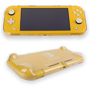 Protective Case for Nintendo Switch Lite, Crystal Back Cover, PC Shell, Precision-Molded with Heat Dissipation, Anti-Slip/Scratch/Fingerprint, Ergonomic Grip, Lightweight Durable (Clear)