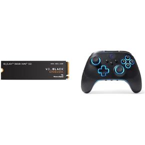 WD_BLACK 2TB SN850X NVMe Internal Gaming SSD Solid State Drive + PowerA OPS v3 Pro Wireless Controller for PC and Cloud Gaming with Lumectra, Works Windows 10/11