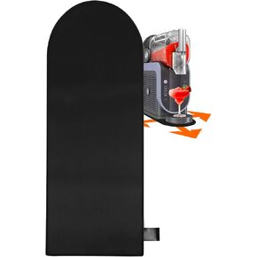 Dust Cover and Sliding Pad Kits for Slushie Machine, 600D Oxford Fabric Slushy Maker Bag with Pocket, Quickly and Smoothly Slide Mat, Compatible for Ninja Frozen Slushie Machine FS301C/FS301/FS300