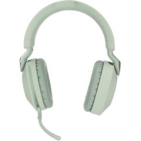 DAUERHAFT Gaming Headset, Foldable Gaming Headphone with Microphone for PC(Green)