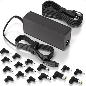 90W Universal AC Adapter Laptop Charger for HP Lenovo Dell Acer Asus IBM Toshiba Samsung Sony Fujitsu Gateway Notebook Ultrabook Chromebook Power Supply Cord with 16 Tips