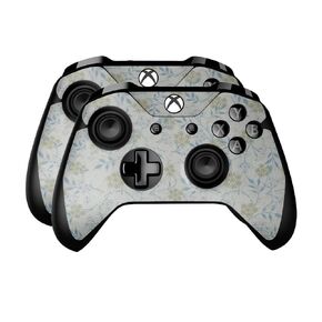 Glossy Glitter Skin Compatible with Microsoft Xbox One Controller (2 Pack) - Teal Marble - Premium 3M Vinyl Protective Wrap Decal Cover - Easy to Apply | Crafted in The USA by MightySkins