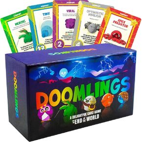 Doomlings Classic Card Game (Base Game) Fun Family Card Game for Adults Teens & Kids for Game Night & Travel Game | 2-6 Players, Ages 10+
