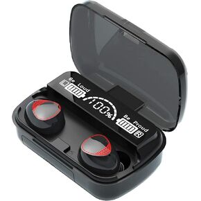 Wireless Earbuds Bluetooth Earbuds 122H Playtime Ear Buds Noise Cancellation Clear Calls Bluetooth Headphones Power Display Charging Case Light Weight IPX7 Waterproof Earphones for Sports Workout