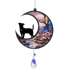 سينوبس الكلب التذكاري بلورات suncatcher، هدايا تذكارية للحيوانات الأليفة للكلاب، فقدان تعاطف الكلب هدية لمحبي الحيوانات الأليفة، هدية تذكارية شخصية للحديقة