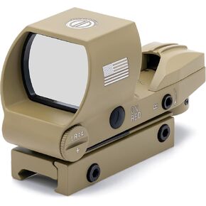 Veteran Owned DD119 Battle Flag Edition red dot Sight, Reflex Sight. Red and Green reticles