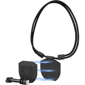 Magnetic Neck Mount for Action Cameras, Hands-Free POV Necklace Holder with Quick Release Compatible for GoPro Hero 13/12/11/Insta360 X3/X4/DJI Action 4 for Vlogging and Recording