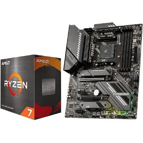 INLAND Micro Center AMD Ryzen 7 5700X 8-Core 16-Thread Unlocked Desktop Processor Bundle with MSI MAG X570S Tomahawk WiFi Motherboard (AMD AM4, DDR4, PCIe 4.0, ATX)