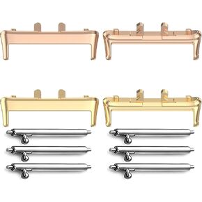 FitTurn Metal Watch Band Adapter/Clasp/Connector Compatible with Samsung Galaxy Fit 3 SM-R390 Watch Models -Comes with quick release needle Connect 18mm Strap No Screws or Screwdriver Needed and Super Easy to Install