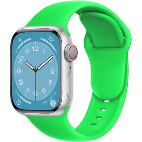SBC1 Sport Band for Apple Watch Bands for Women Ultra 2 49mm ، Series 10 46mm ، 9 8 7 45mm 41mm ، Se 6 5 4 44mm 40mm ، 3 2 1 42mm 38mm Men Iwatch ، Silicone ، Coffee