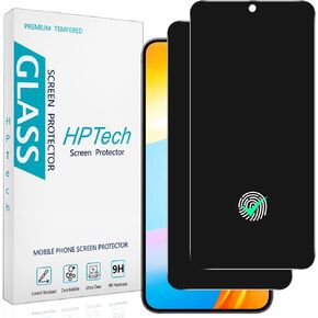 HPTECH (حزمة) واقي شاشة خصوصية مصمم ل SAMSUNG GALAXY S22 مضاد للتجسس الزجاج ، مضاد للخدش ، خالية من الفقاعة