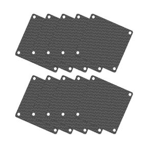 10pcs PVC Computer Case Fan Filter 70mm PC Fan Filters Nylon Mesh Computer Case Dust Filter