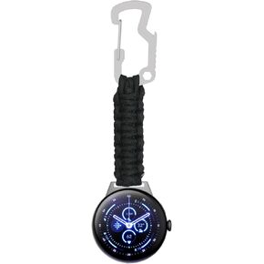 Sport Watch Fob Strap Compatible with Google Pixel Watch 3 45mm Keychain Clip on, Not for Google Pixel Watch 3 41mm Pocket Watch Holder