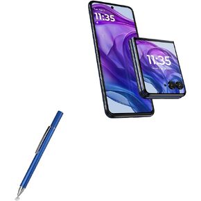 BoxWave Stylus Pen Compatible with Motorola razr 2024 - FineTouch Capacitive Stylus, Super Precise Stylus Pen - Lunar Blue