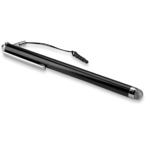 BoxWave Stylus Pen Compatible with Getac F110 - EverTouch Capacitive Stylus with Replaceable Tip, Capacitive Stylus Pen with Replacement Tips for Getac F110 - Jet Black